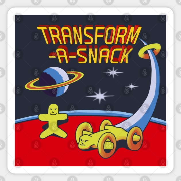 Transform-a-snack - Spicy Magnet by InflictDesign